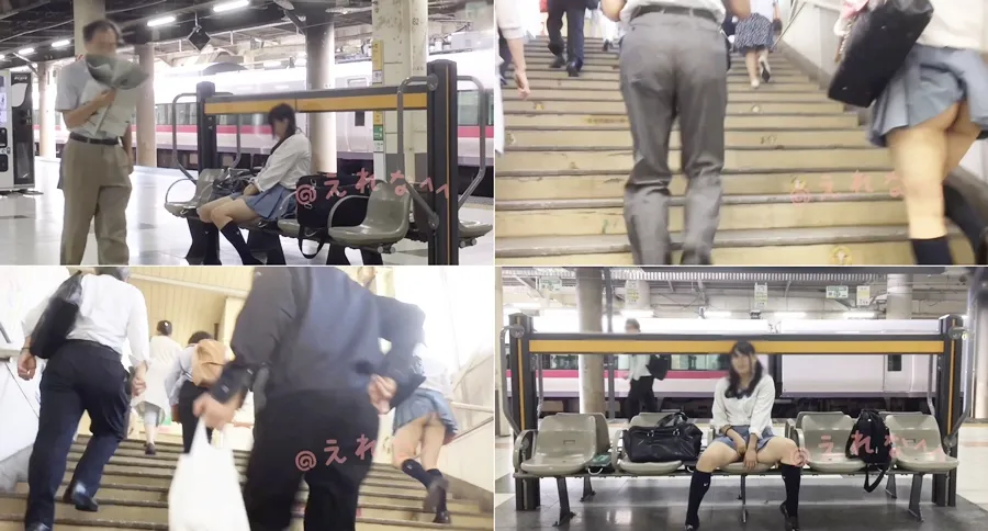 FC2 PPV 3046757 素人撮りです！コロナ禍前の高〇の時におじさんに撮影されたレア動画シリーズです！制服ノーパンで駅ホームベンチでディルドオナニー＆ノーパンでスカートめくれたまま…